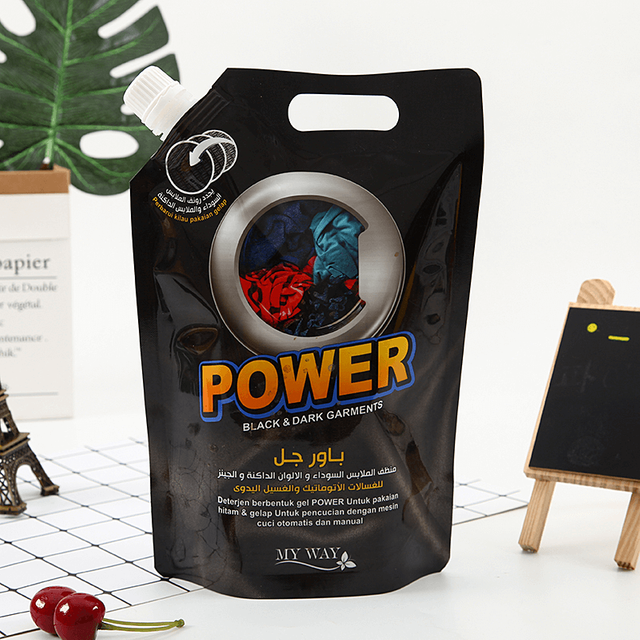 Self-standing Packaging Bag With A Hand-held Spout