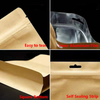 Kraft Paper Flat-bottomed Zipper Packaging Bag