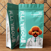 1.5kg Ordinary Zipper Pet Food Flat-bottomed Aluminum Film Cat Food Bag