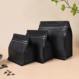 250g.500g.1kg Flat-bottomed Bag Side Zipper Coffee Packaging Bag