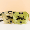 Self-standing Packaging Bag With Hand-held Knob Faucet Nozzle