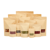 Kraft Paper Windowed Stand Up Packaging Bag