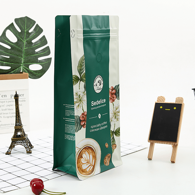 1g Inner Layer Aluminum Film Flat-bottomed Coffee Packaging Bag